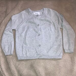 🎉4 for $20 Old Navy Toddler Light Gray Cardigan, Size 3T